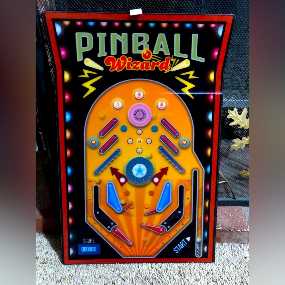 Wood Pinball Wizard Lenticular sign